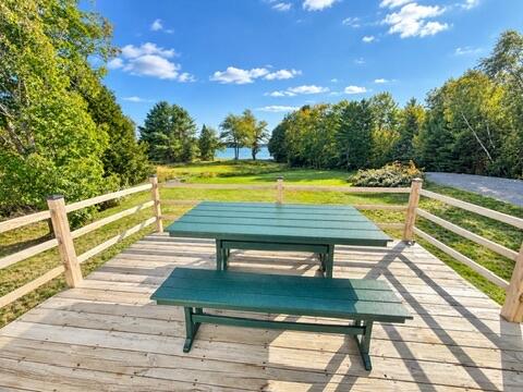 View from back deck