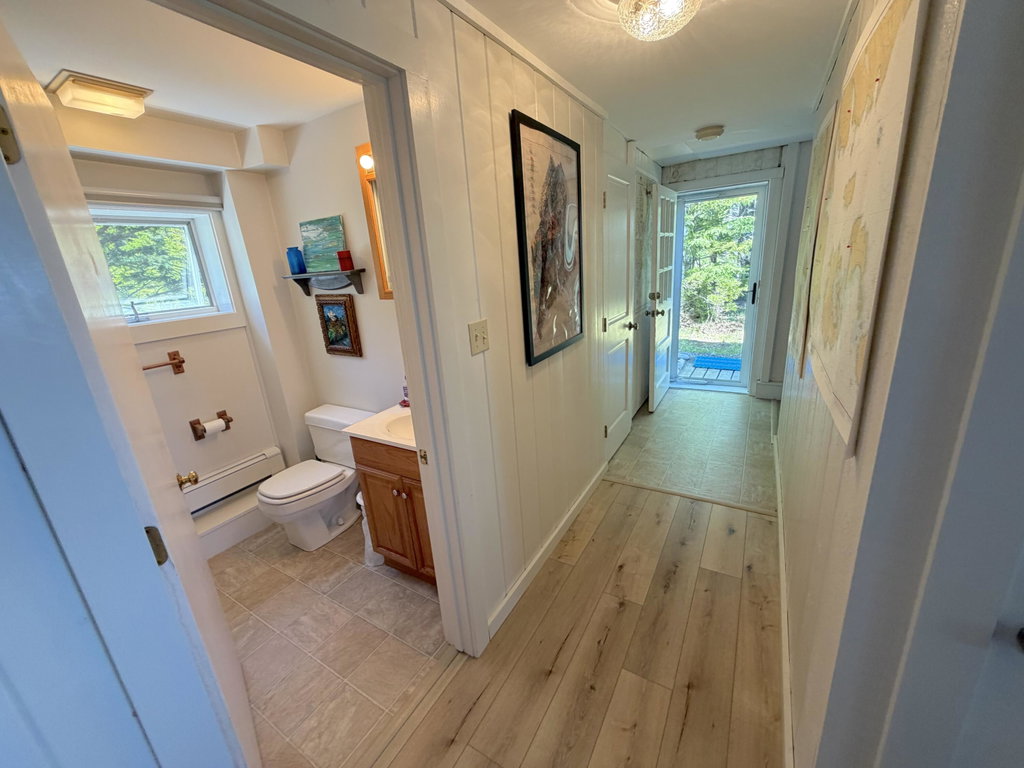 down bath and hall