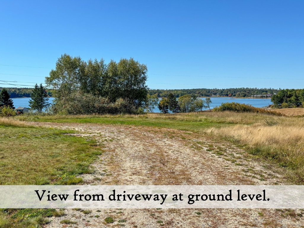 View from driveway at ground level - lab
