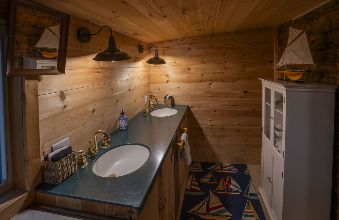 Boathouse interior