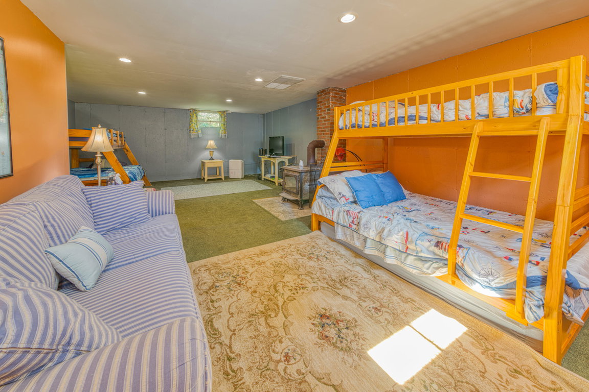 Finished and furnished Lower Level guest