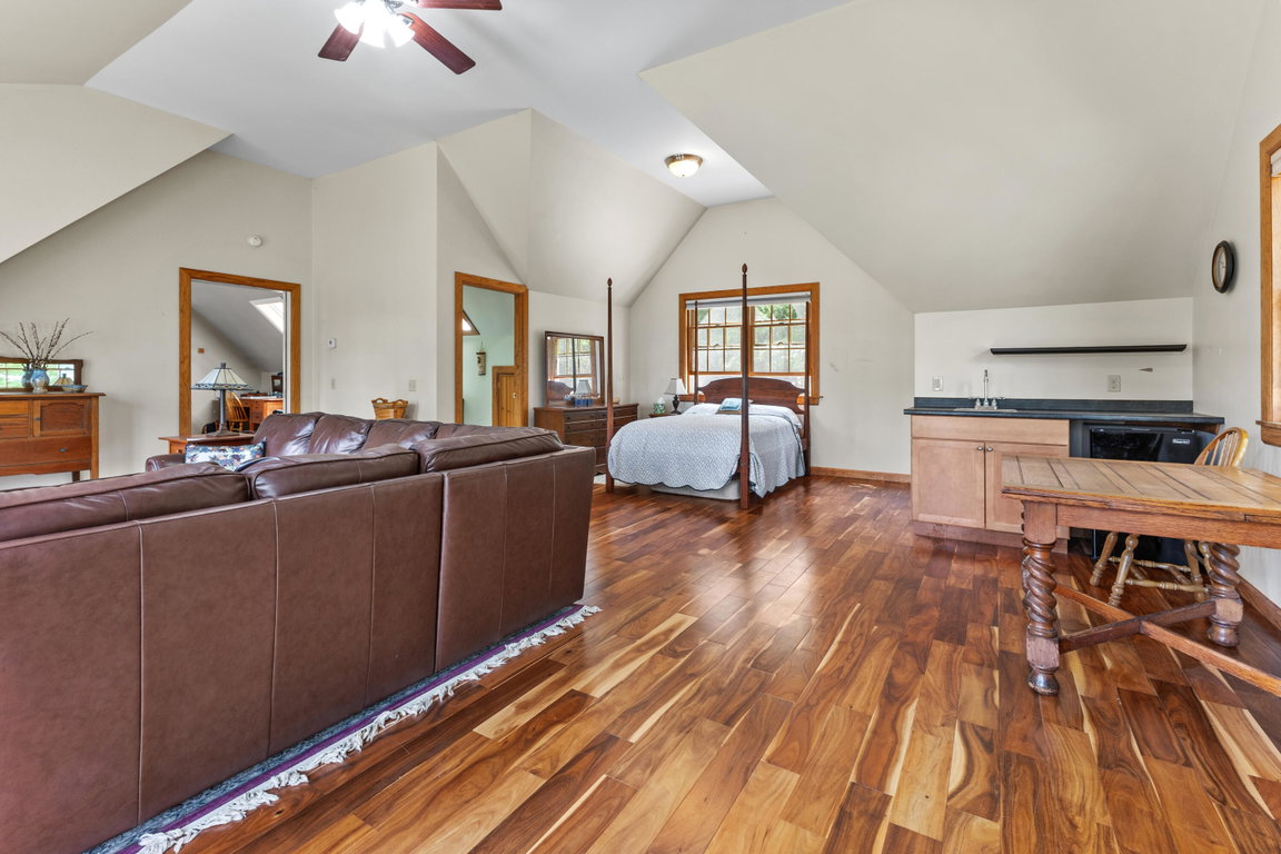 Upstairs bedroom or family room