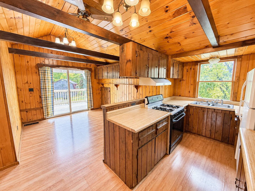 Kitchen and dining room