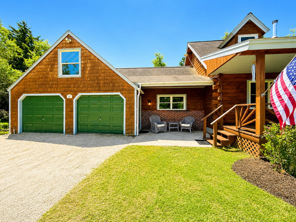 Attached garage