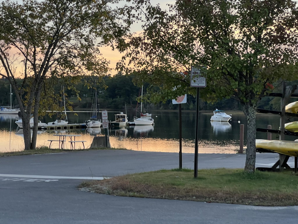Waterfront park nearly across the road