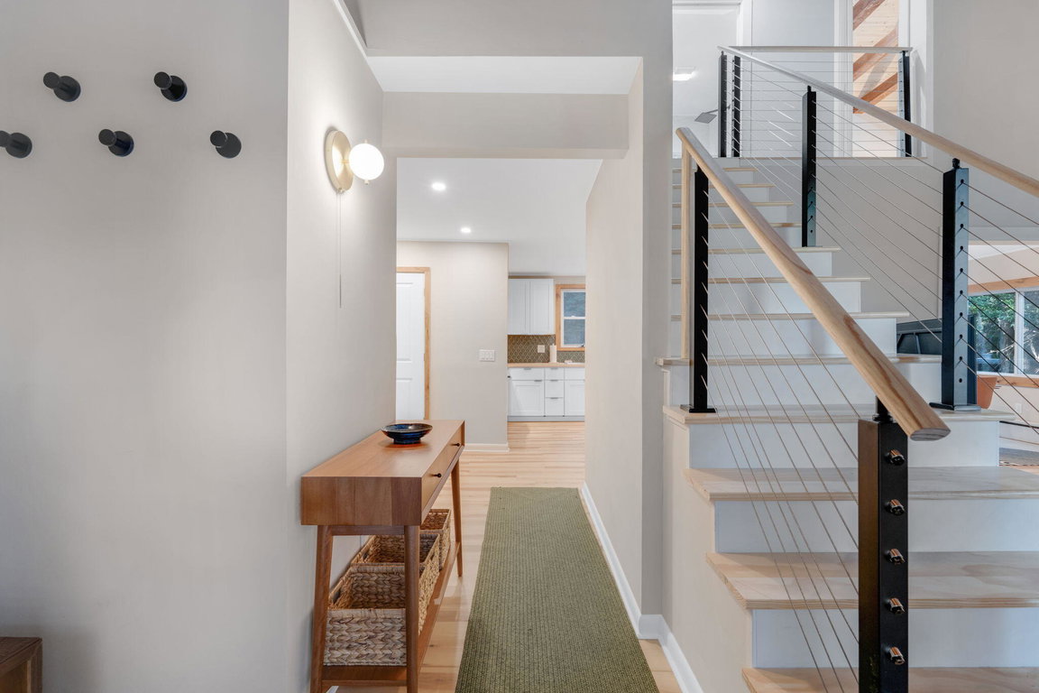 view from from door toward kitchen