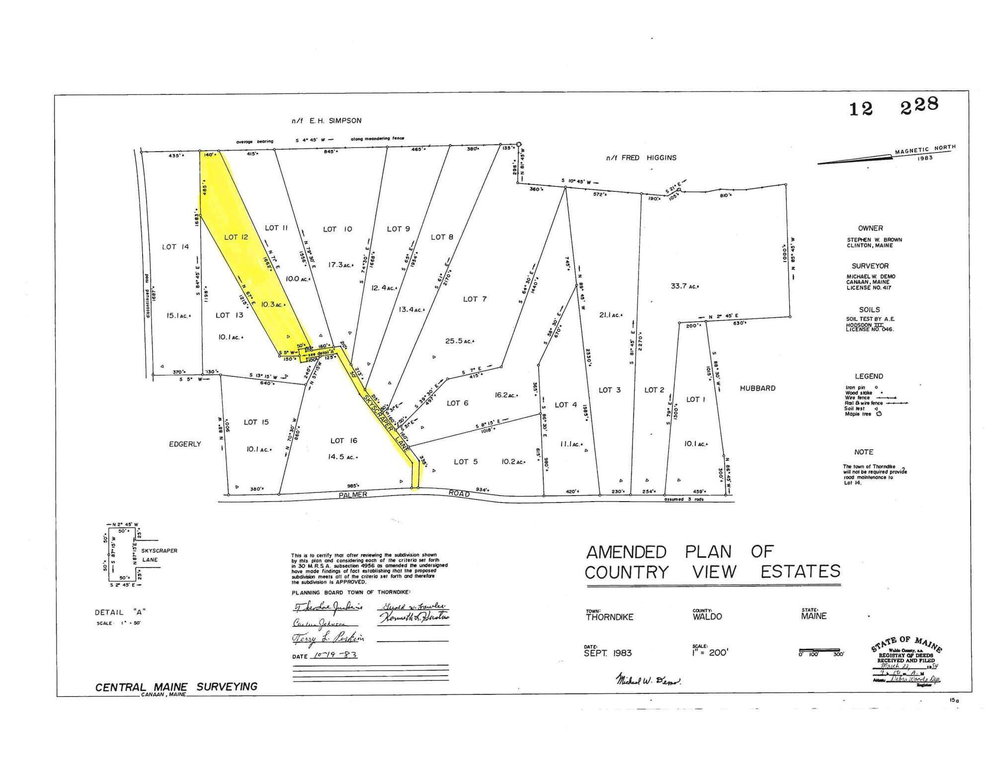 Lot 12 Moulton Hill Lane Thorndike