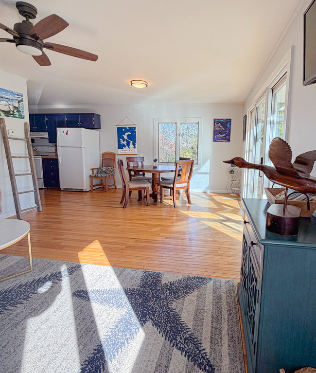 Dining area from living room