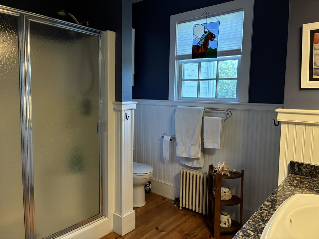 Full bath first floor suite.