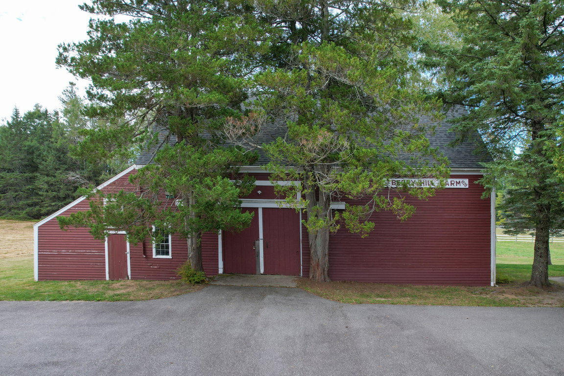 Large, detached barn.