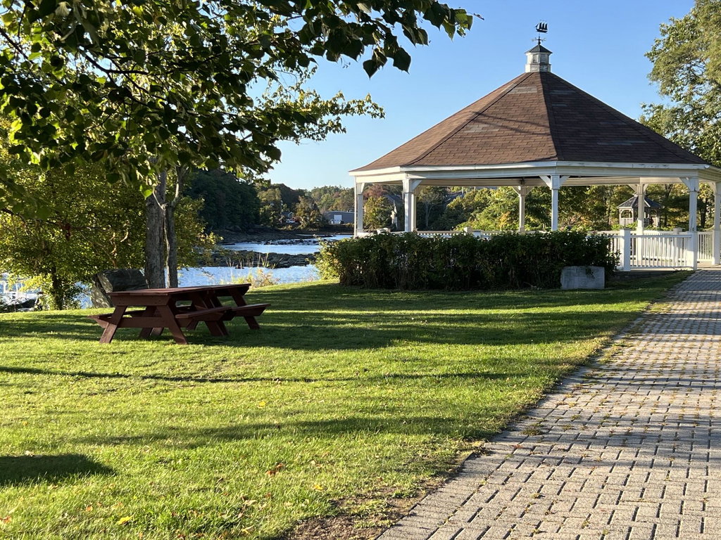waterfront park across the road