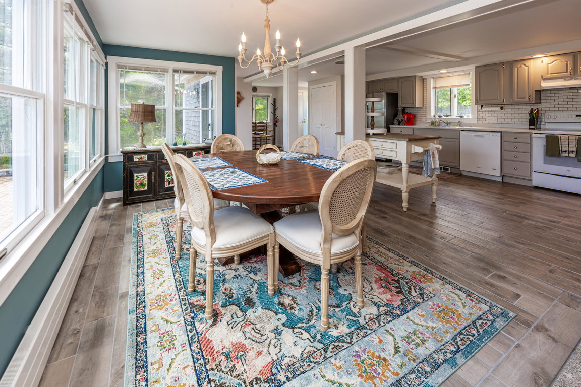 Dining and kitchen