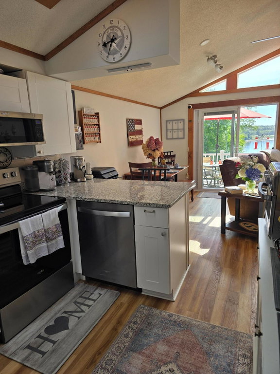 kitchen toward dining area