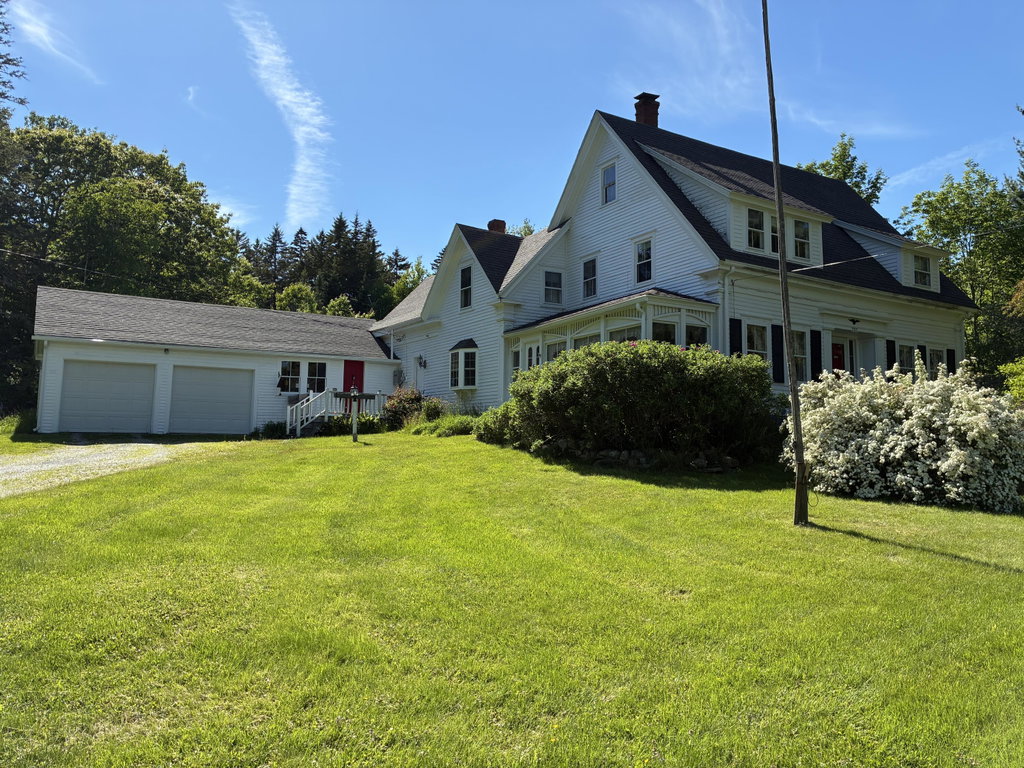 East & south side of house.