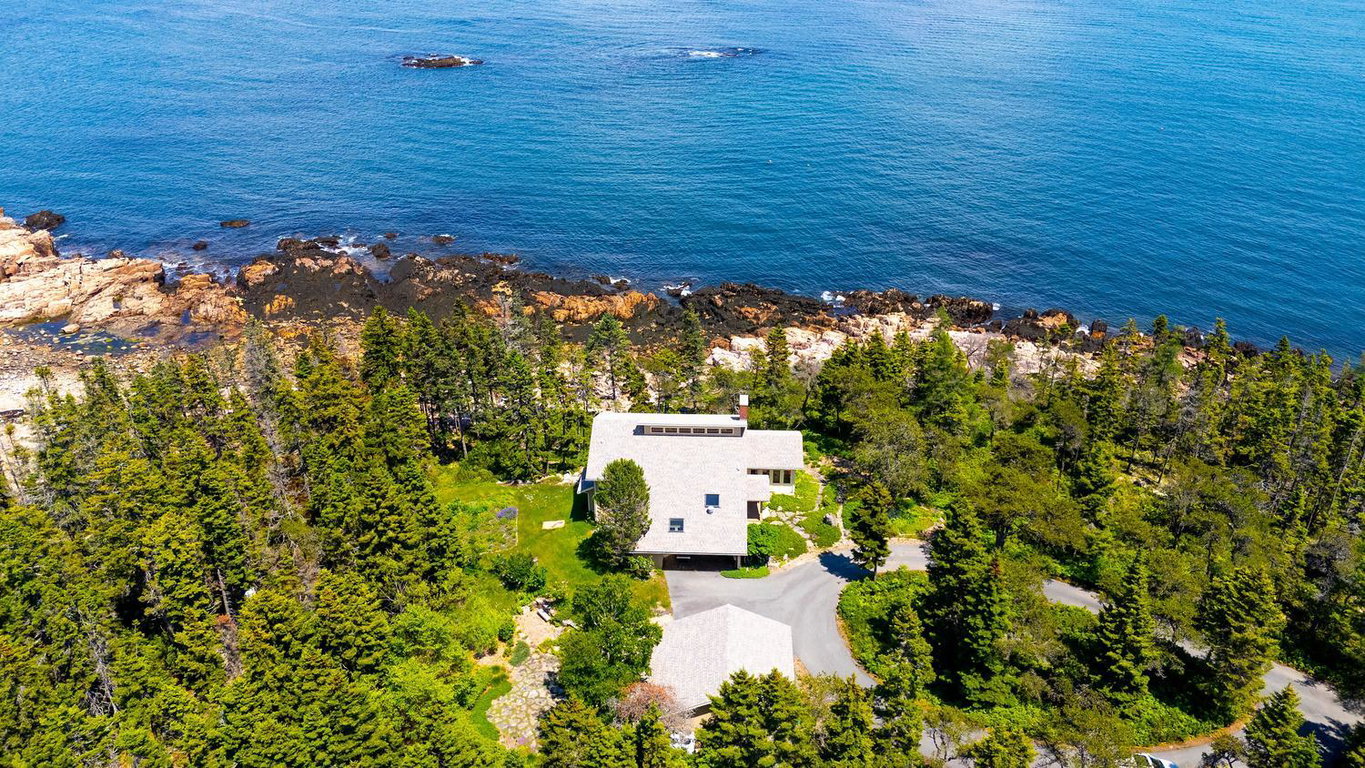 Aerial House looking toward ocean