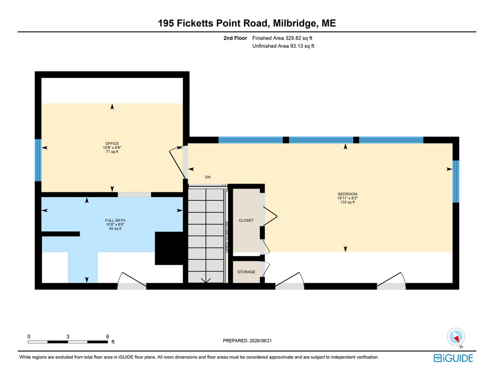 2nd Floor Floor Plan ~ 195 Ficketts Poin