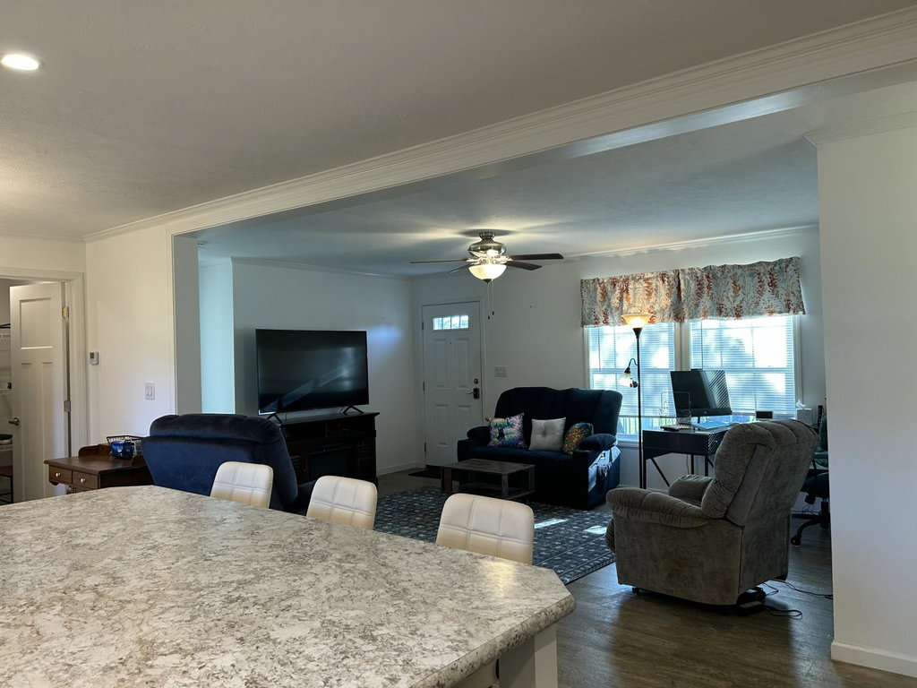 LIGHT FILLED LIVING ROOM