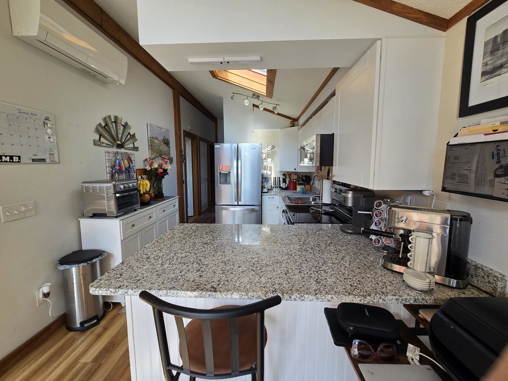 kitchen from dining area