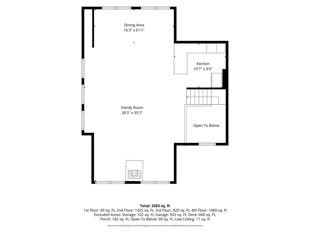 Great Room over garage