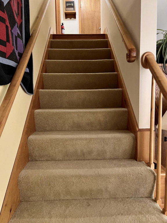 Stairs To Second Floor