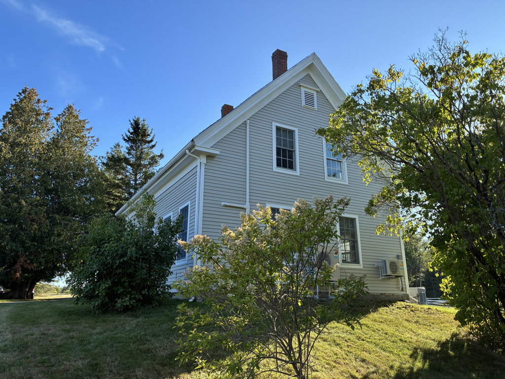 Side yard, north side.