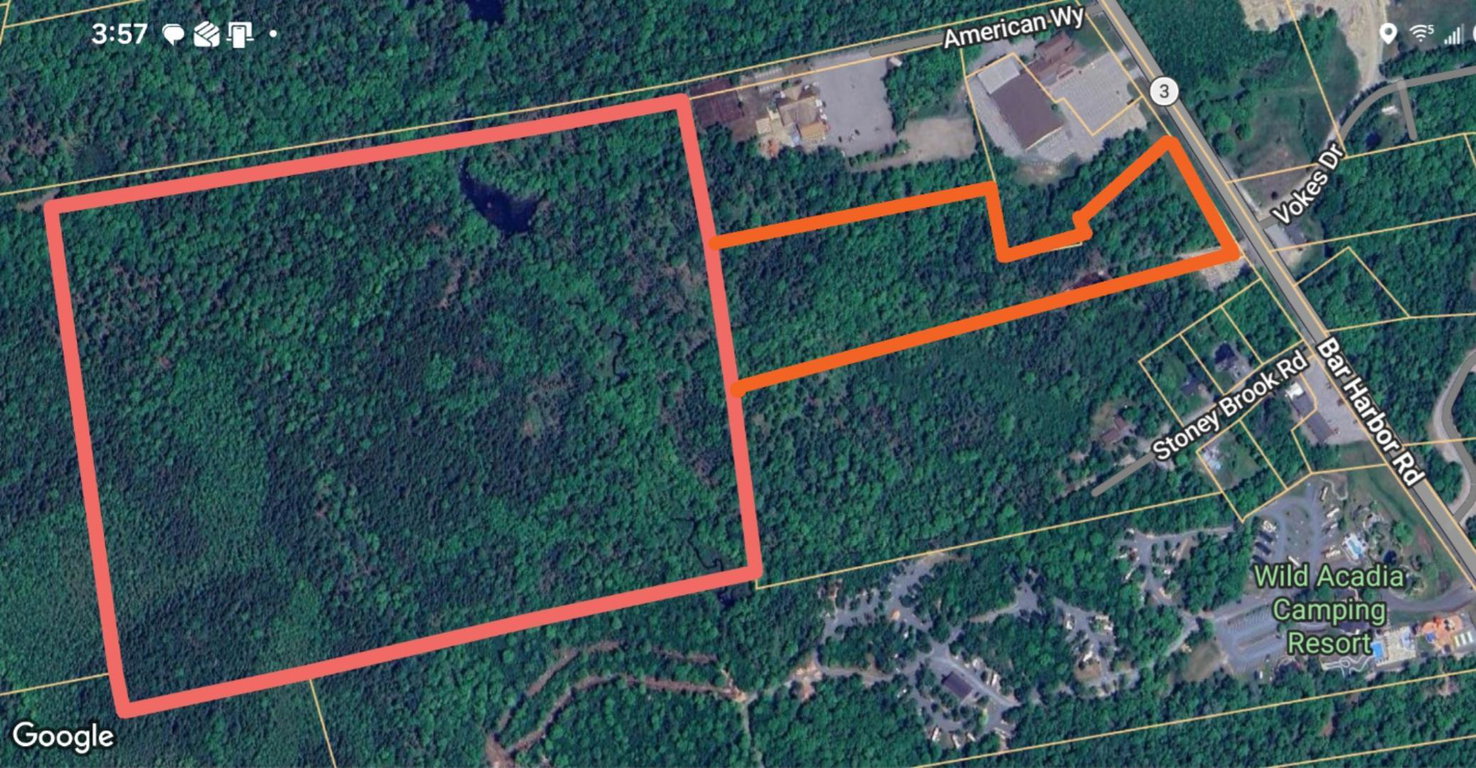 Map 33, Lots 9 and 11, Bar Harbor Road Trenton