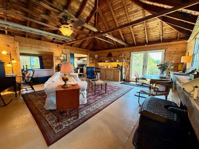 Boathouse interior