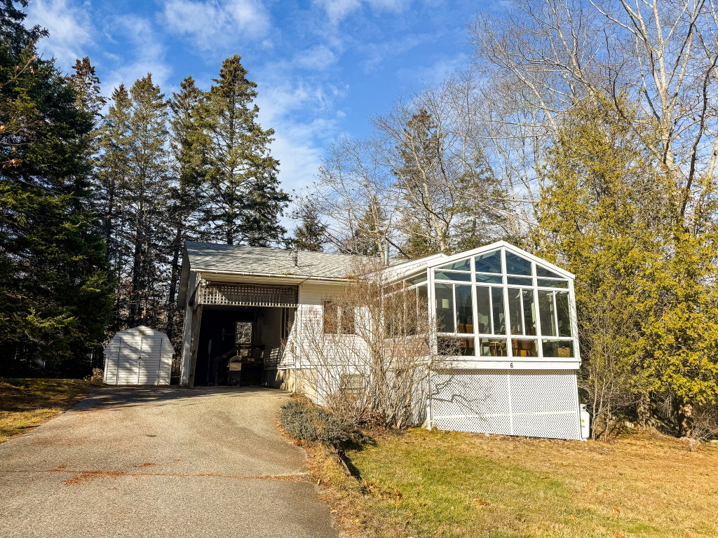 Paved driveway