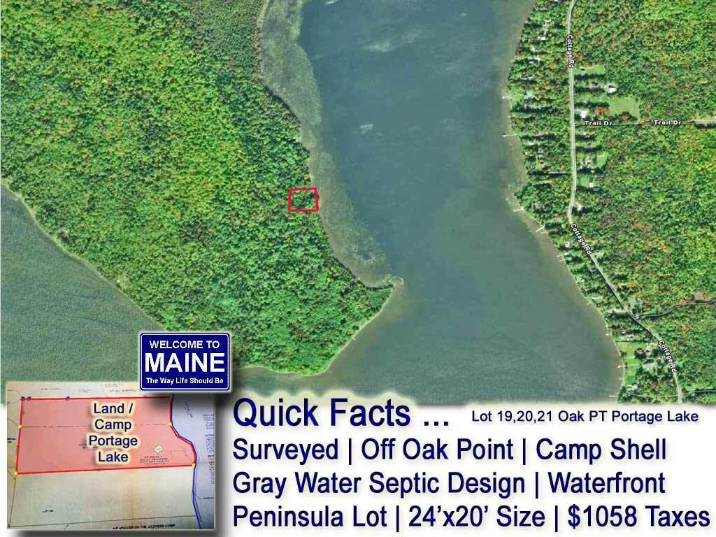 Lot 19-21 Oak Point Trail Portage Lake