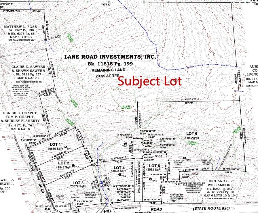 Lot 7 Off Lane Road Mechanic Falls