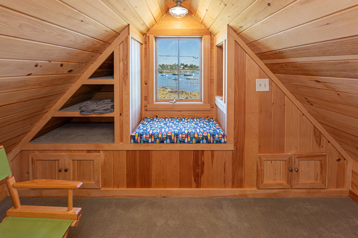 Loft View & Built In Cabinets