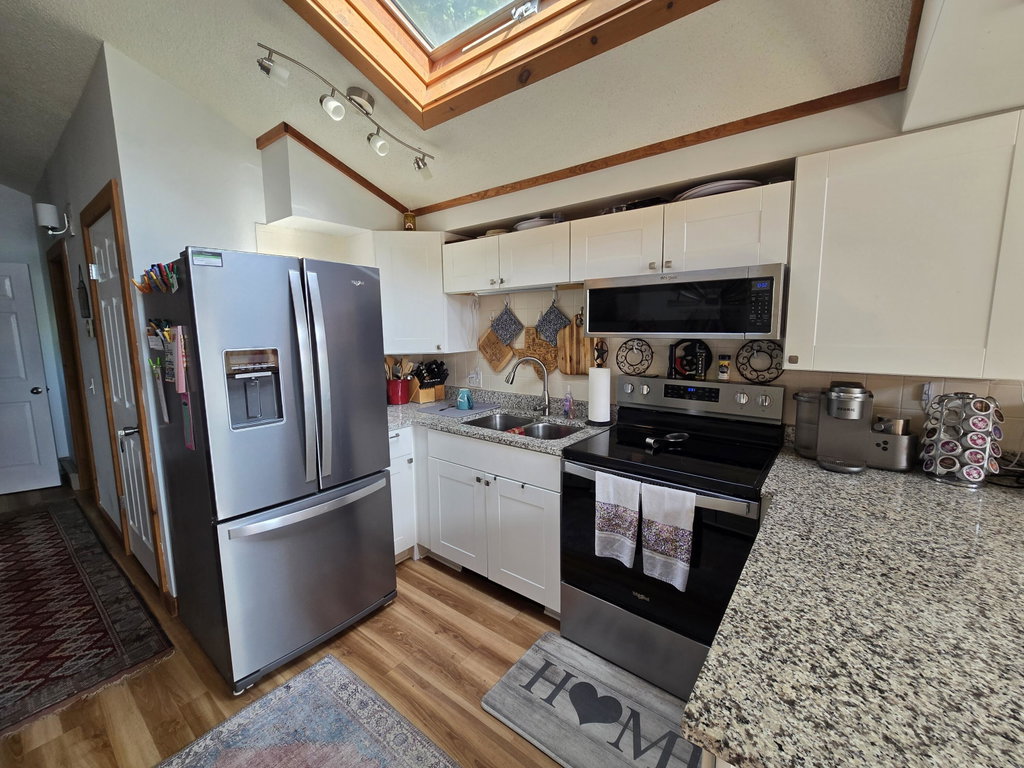kitchen with new appliances