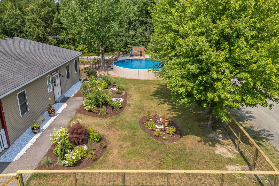 Aerial- Front Lawn