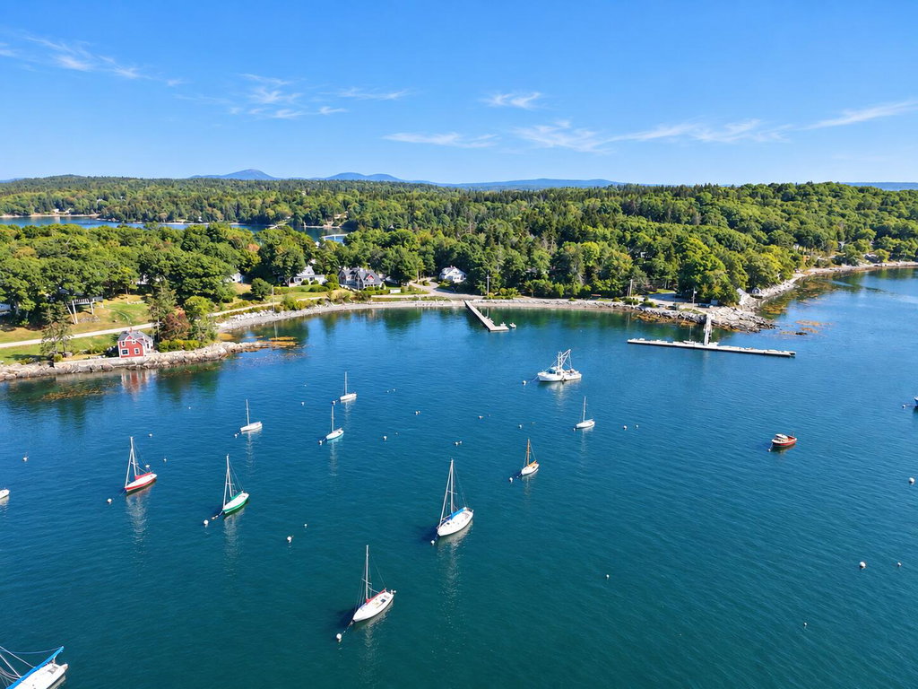 Drone view of the Harbor