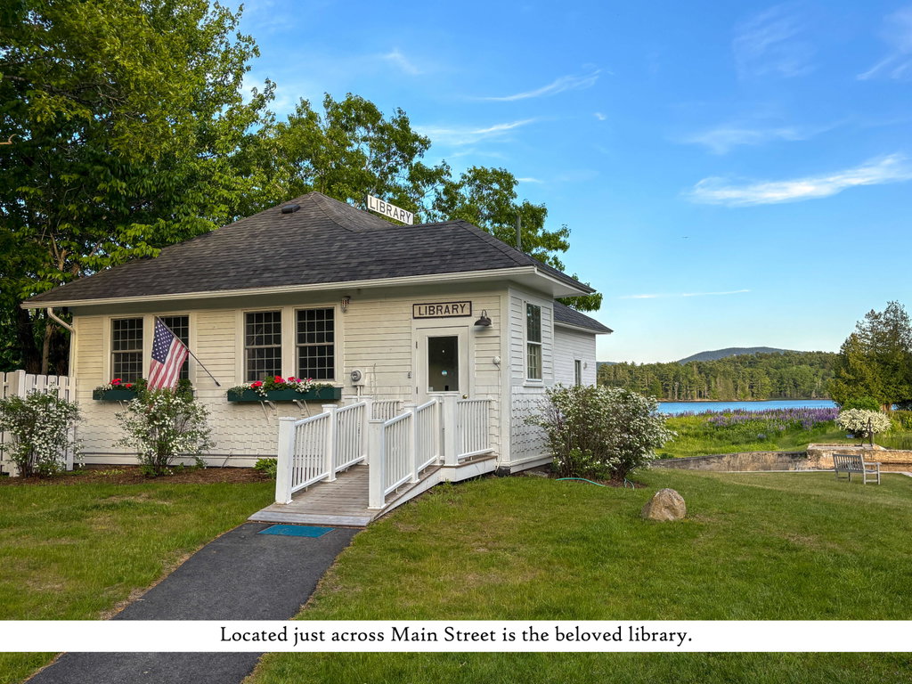 Somesville Library, label