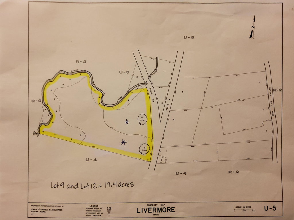 1729 Federal Road & Map U-5, Lot 12  Livermore