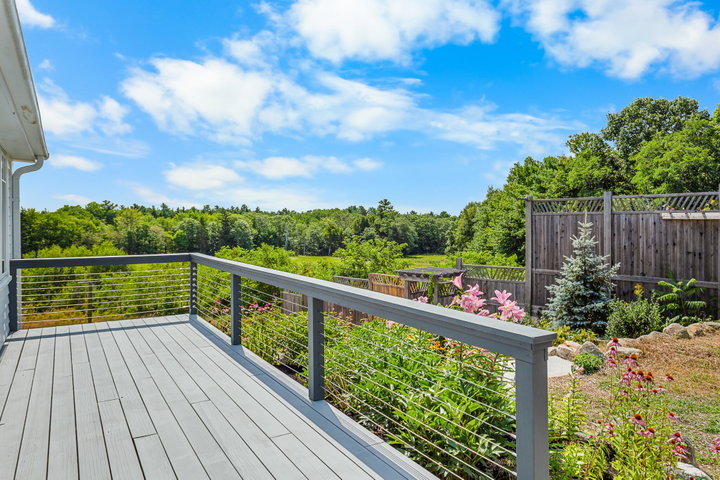 Gorgeous view from the deck