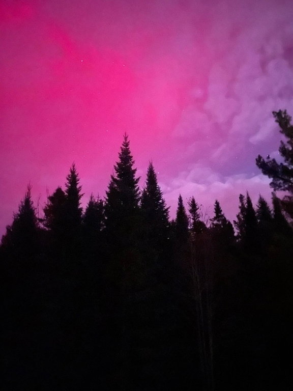 Northern Lights from back deck