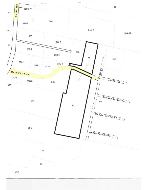 Map5 Lot39 Hardwood Lane Fairfield