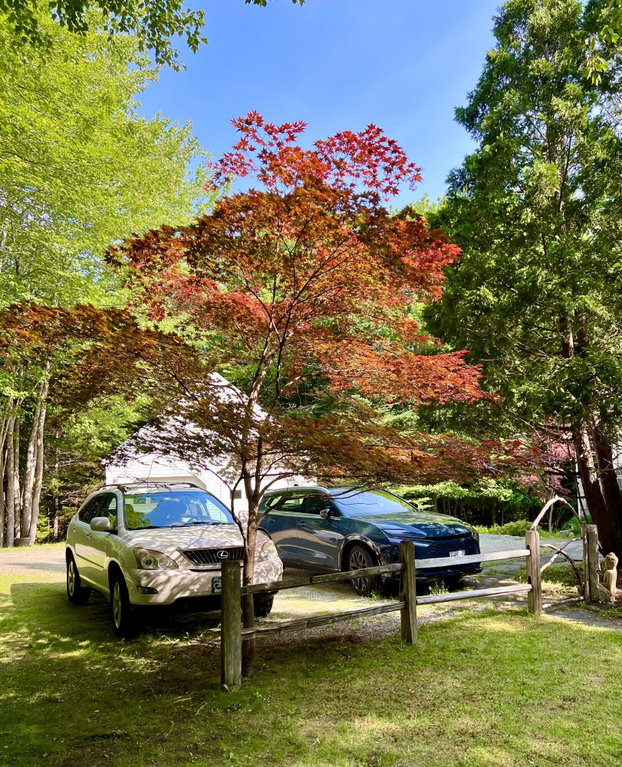 Extra parking area