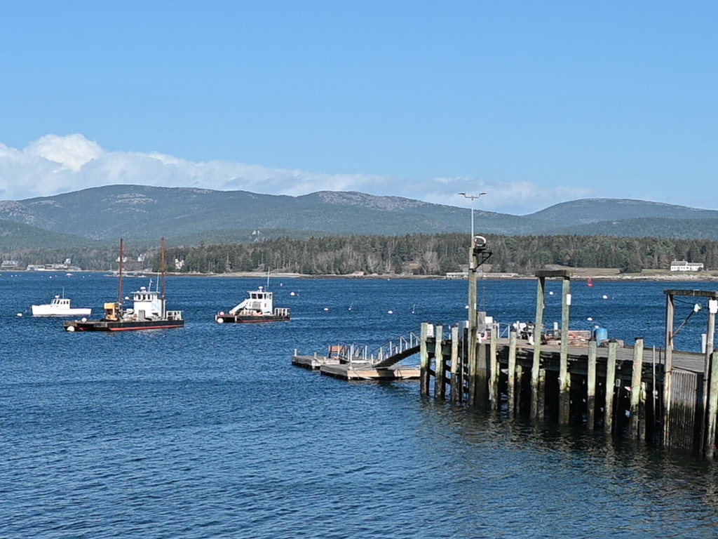 Views of nearby Southwest Harbor
