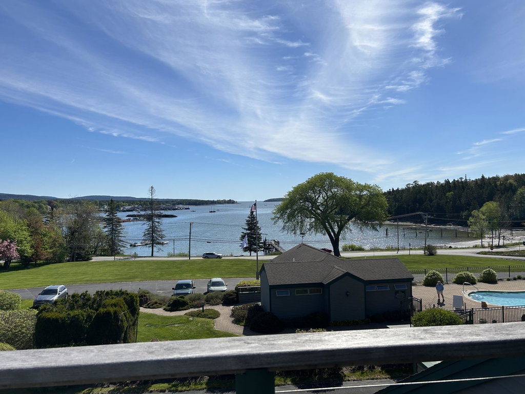 View from living room deck