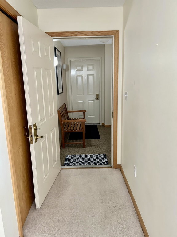 Landing at front door