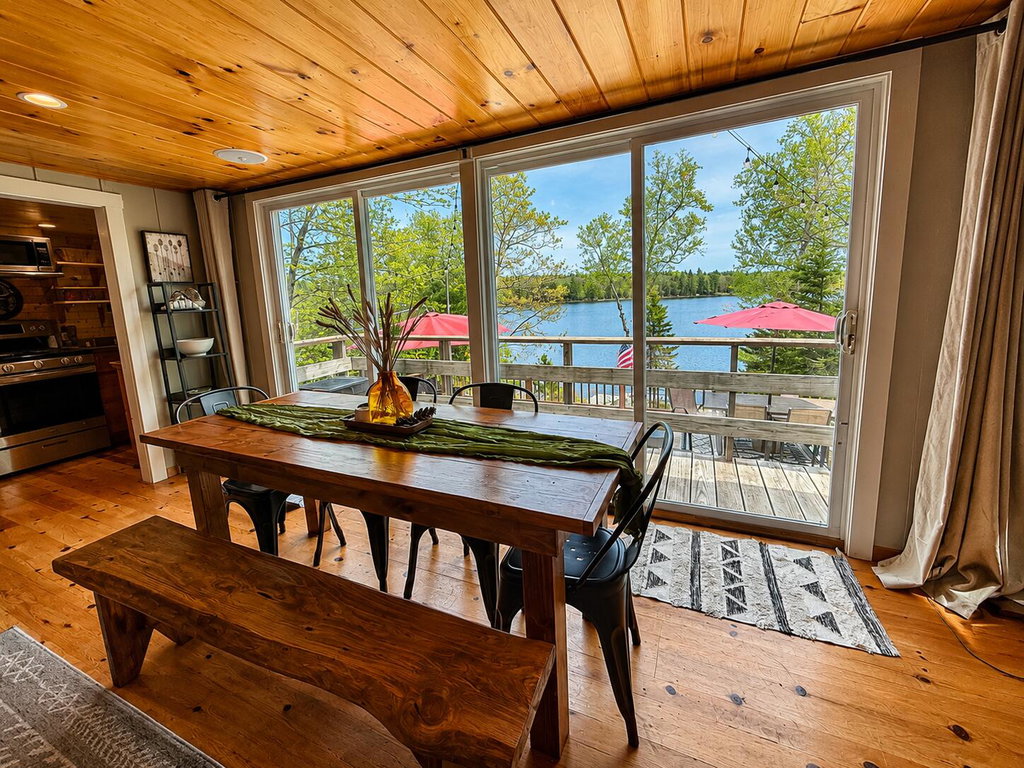 Dining Area and Lake View