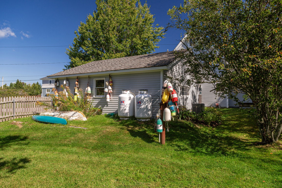 Back of garage