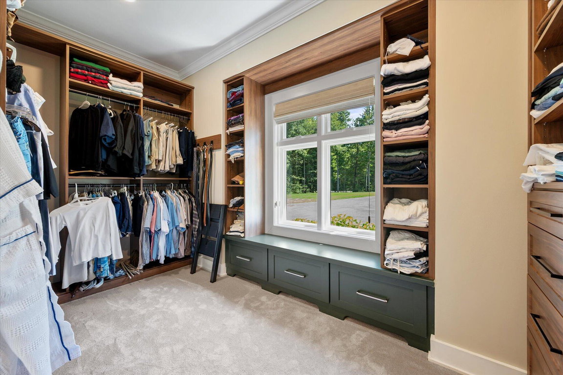 Spacious Walk In Closet...