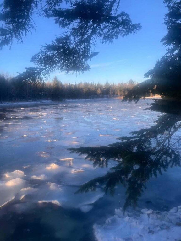 Winter by the water