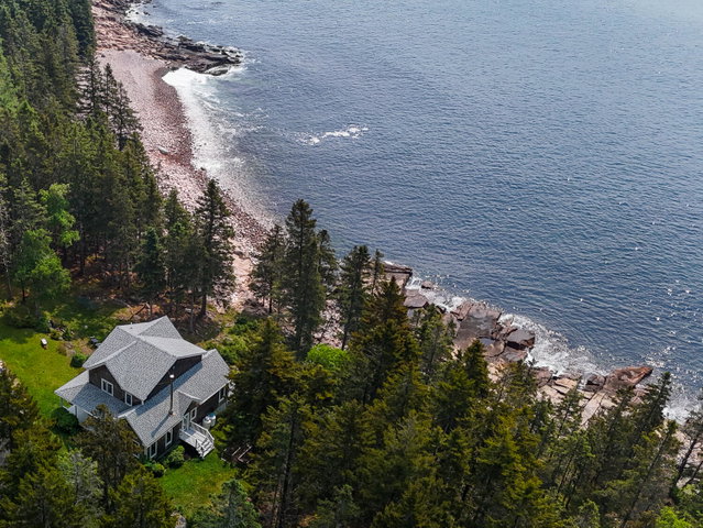 380+/- pink granite coastline