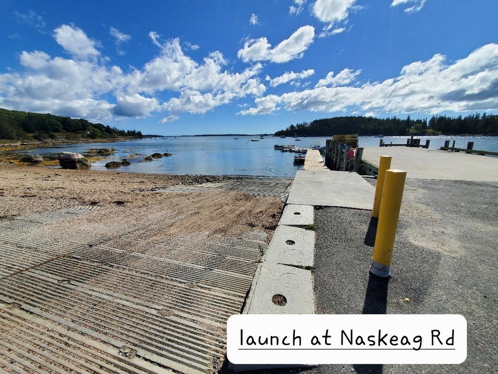 boat launch end of Naskeag Rd
