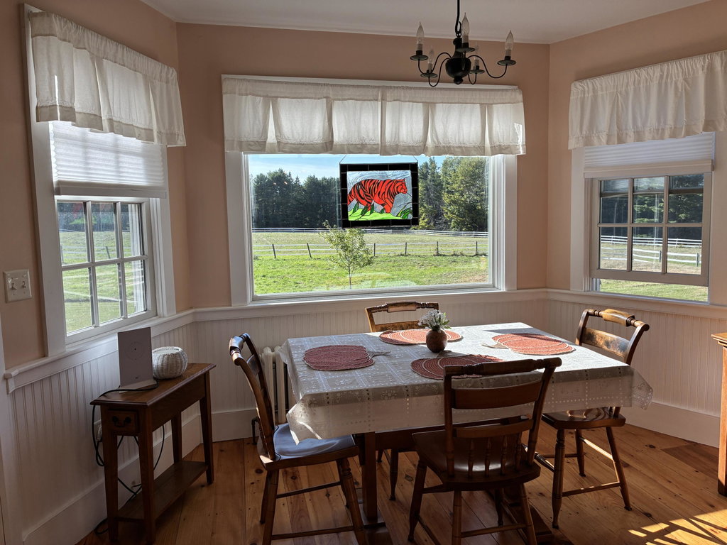 Kitchen bay breakfast nook.